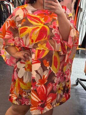 Francis Valentine Cape Dress 1X